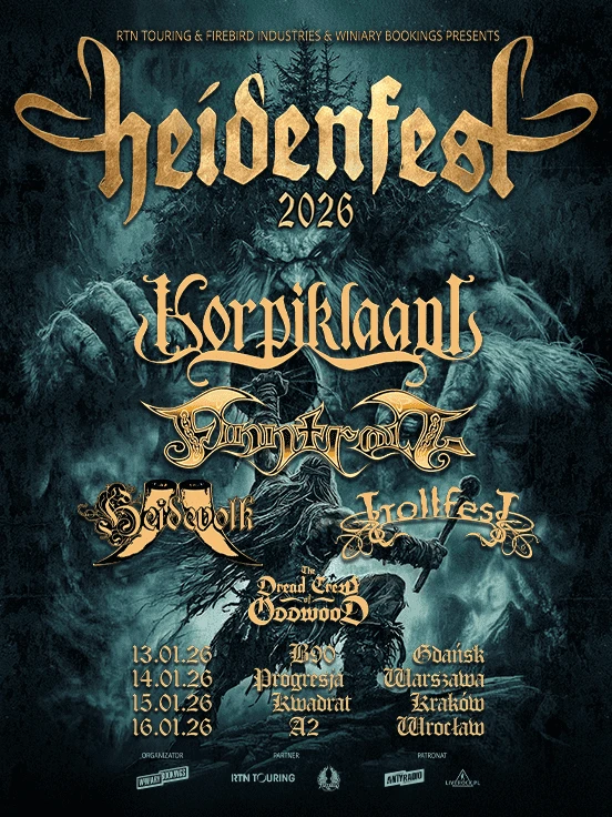 Heidenfest 2026: Korpiklaani, Finntroll, Heidenvolk, Trollfest, The Dread Crew of Oddwood