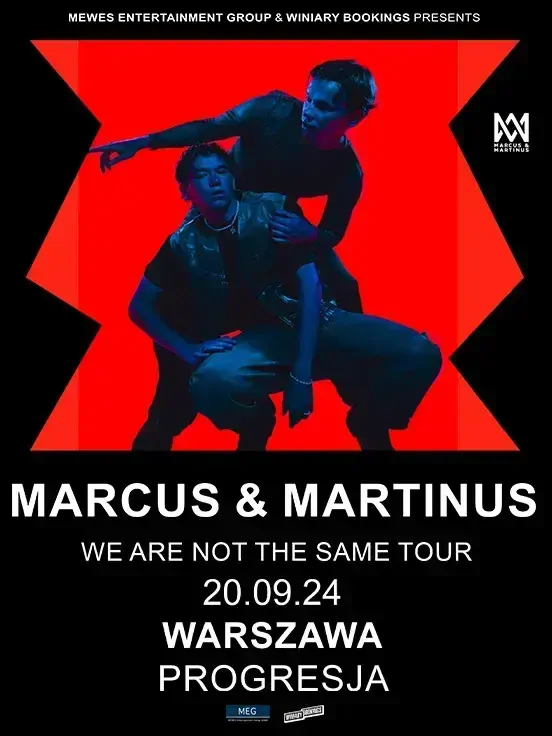 Marcus & Martinus - We Are Not The Same Tour 