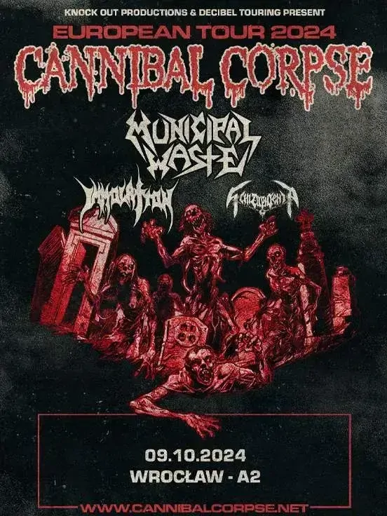Cannibal Corpse + Municipal Waste + Immolation + Schizophrenia