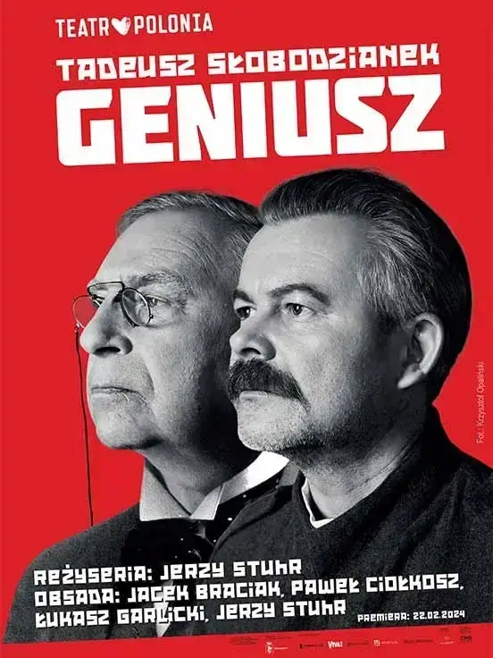 Geniusz - Jerzy Stuhr i Jacek Braciak w spektaklu Teatru Polonia