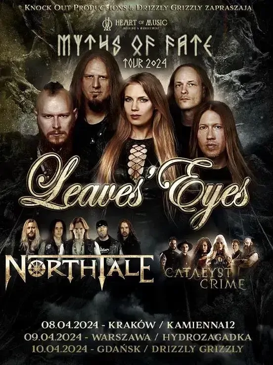 Leaves' Eyes + Northtale + Catalyst Crime