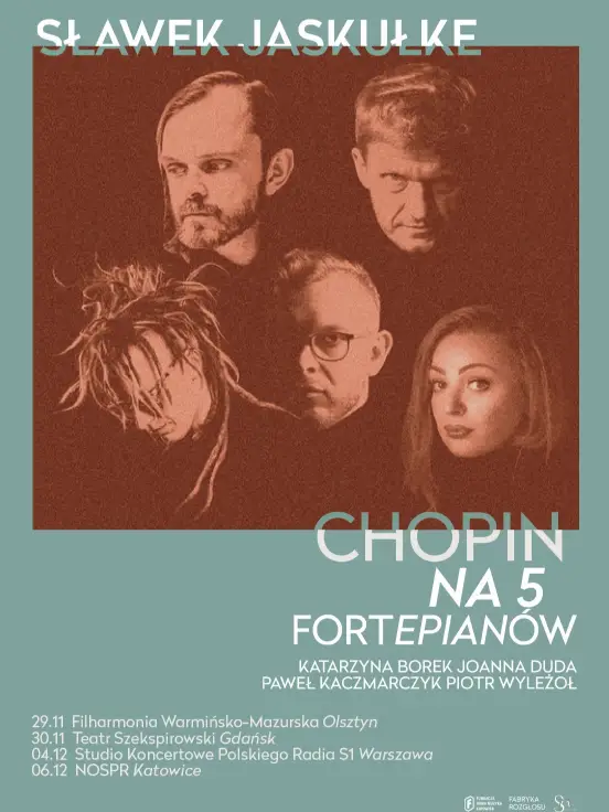 Sławek Jaskułke – Chopin na pięć fortepianów