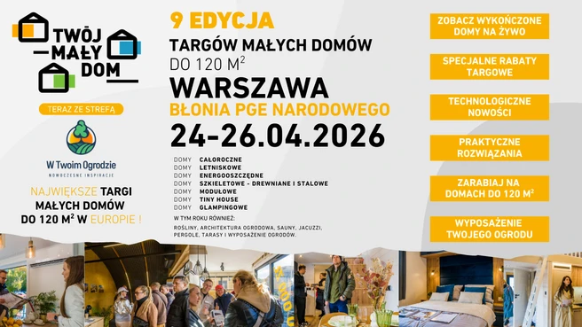 Największe targi domów do 120 m² w Europie- bilet trzydniowy PIĄTEK-SOBOTA-NIEDZIELA