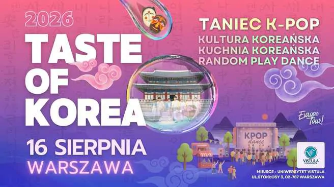 Taste of Korea 2026 Warszawa + koncert o godz.19:00