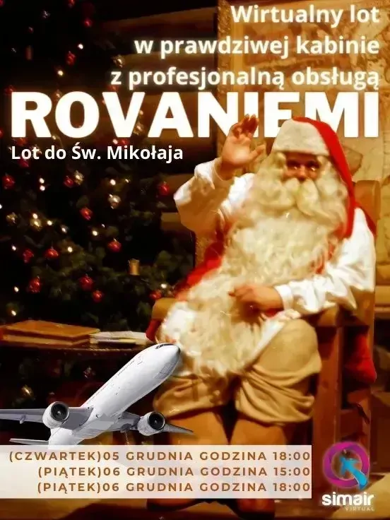 Lot do Rovaniemi (FI) do Św. Mikołaja! (SMR606)