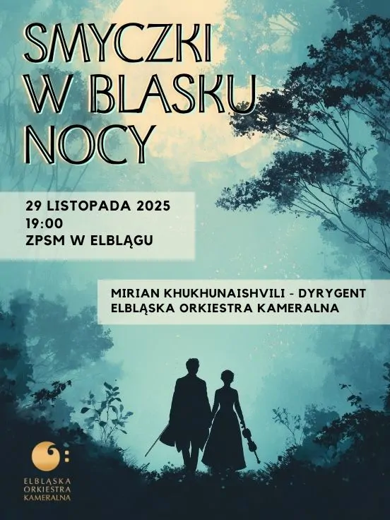Smyczki w blasku nocy