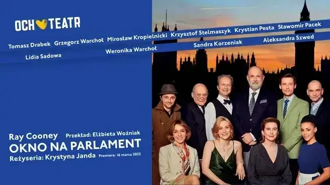 Okno na parlament - premierowa komedia Och Teatru w reżyserii Krystyny Jandy