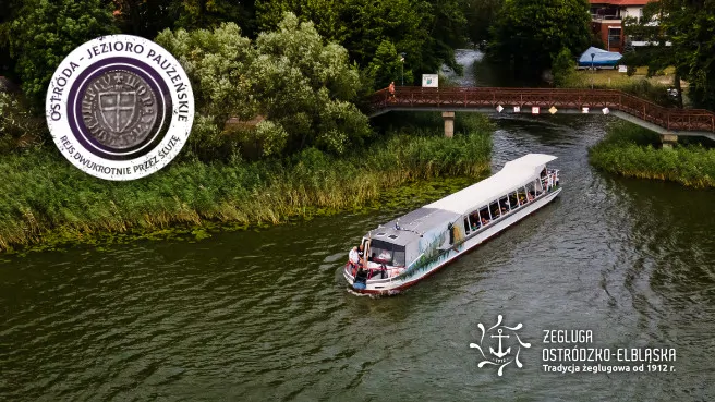 Ostróda/Jezioro Pauzeńskie/Ostróda SZLAKIEM FLISACKIEJ SZELĄŻNICY