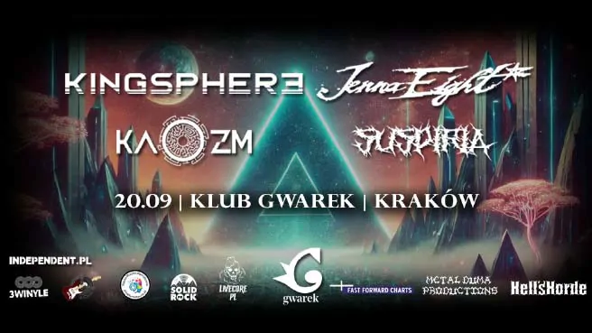 Kingsphere + Jenna Eight + Kaozm + Suspiria