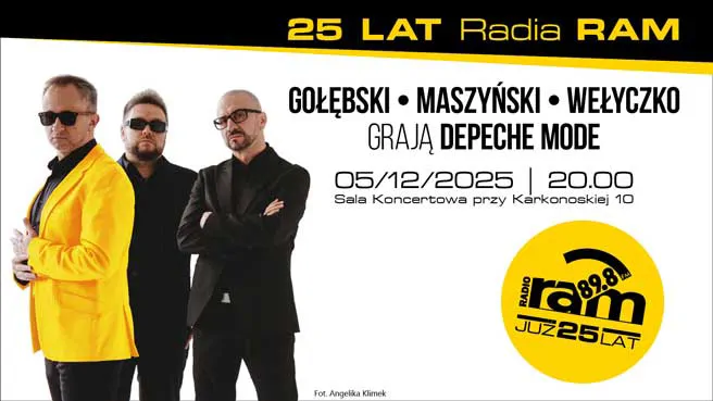 Gołębski Maszyński Wełyczko grają Depeche Mode na urodziny Radia RAM