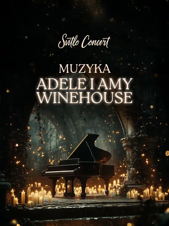 Muzyka Adele i Amy Winehouse przy świecach