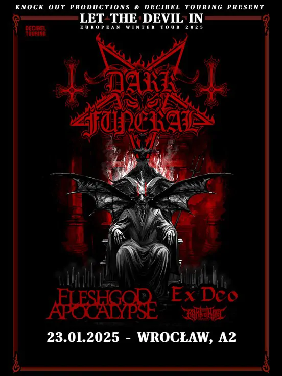 Dark Funeral + Fleshgod Apocalypse, Ex Deo, Kami No Ikari