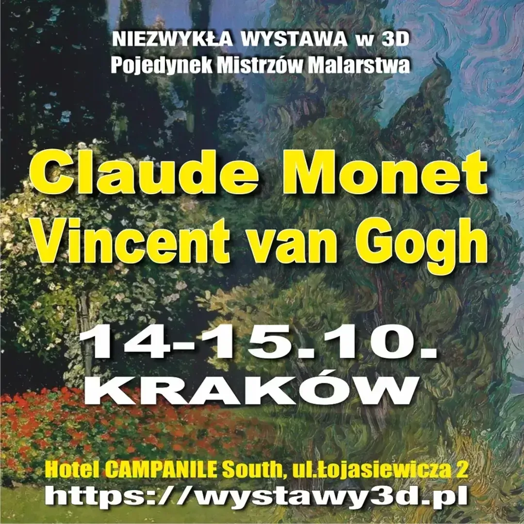 Niezwykła wystawa, Pojedynek Mistrzów Malarstwa w 3D CLAUDE vs