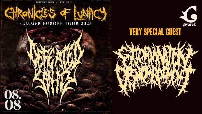 Defeated Sanity & Extermination Dismemberment “Chronicles of Lunacy Summer Europe Tour 2025"