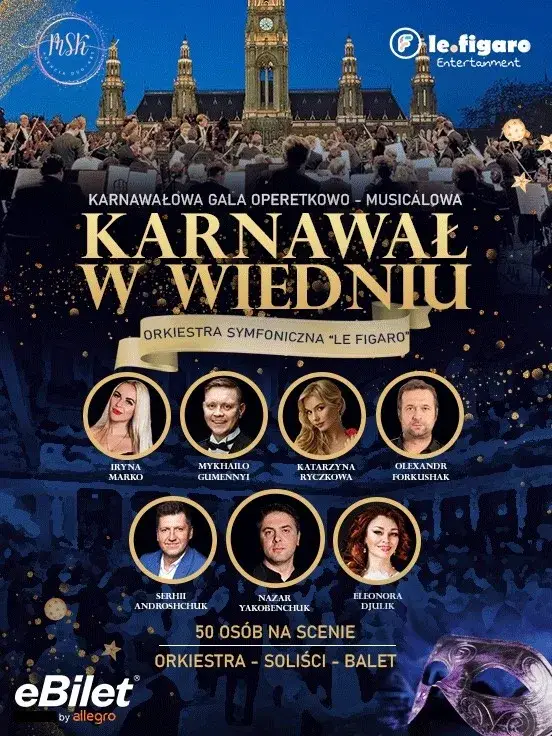 Karnawałowa Gala Operetkowo Musicalowa ,,Karnawał w Wiedniu ''