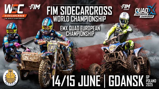 MOTOCROSSOWE MISTRZOSTWA ŚWIATA SIDECAR, MISTRZOSTWA EUROPY QUADCROSS (CAMPING)