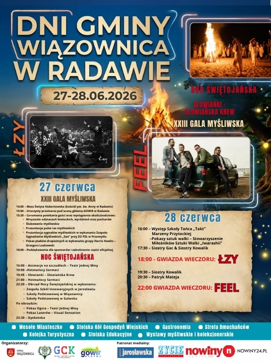 Noc Świętojańska – Dni Gminy Wiązownica w Radawie