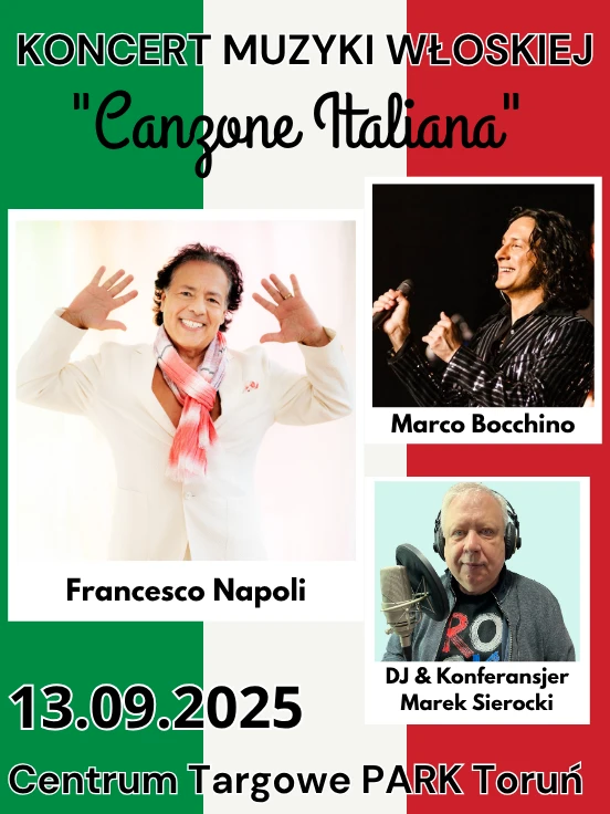 Koncert Muzyki Włoskiej "Canzone Italiana"