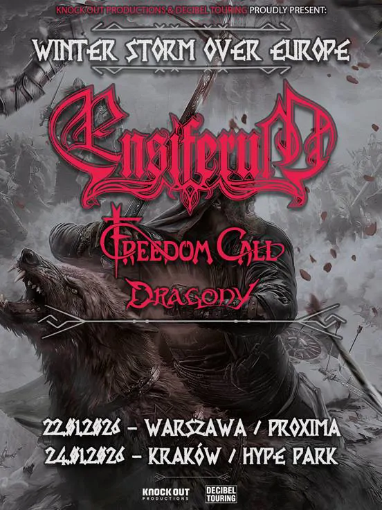Ensiferum + Freedom Call + Dragony
