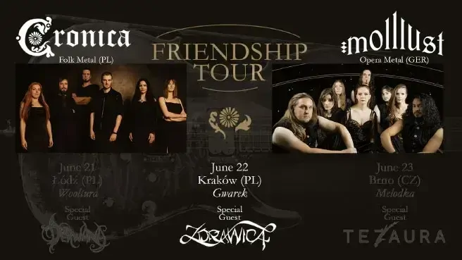 Cronica, Molllust, Zdrawica “Friendship Tour"