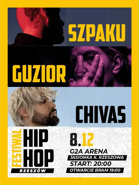 Rzeszów Hip Hop Festiwal: Guzior / Chivas / Szpaku