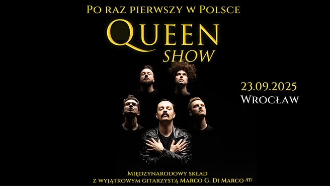 QUEENSHOW - Bohemian Rhapsody: Pół wieku legendy i hołd z okazji 40. rocznicy koncertu Live Aid - koncert, które przenosi w czasie!