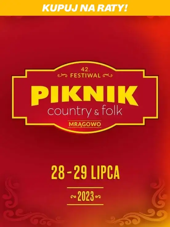 42. Międzynarodowy Festiwal Piknik Country i Folk, Mrągowo 2023