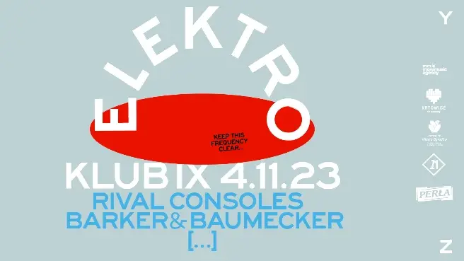 Elektroklub IX: Rival Consoles (live)  + Barker & Baumecker