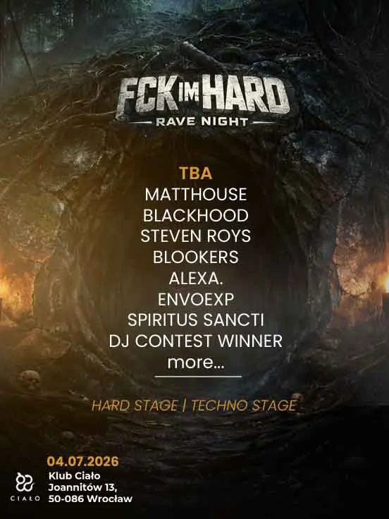 FCK IM HARD - Rave night