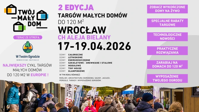 Targi domów do 120 m² - Wrocław - bilet jednodniowy PIĄTEK