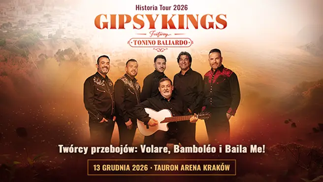 Imagem da fonte — Gipsy Kings feat. Tonino Baliardo - Historia Tour 2026