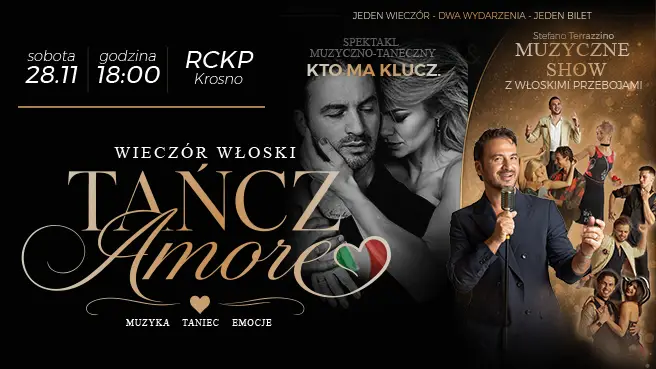 Wieczór Włoski "Tańcz Amore" Wieczór Włoski "Tańcz Amore"