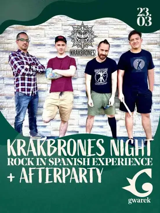 Krakbrones night - Rock in Spanish experience
