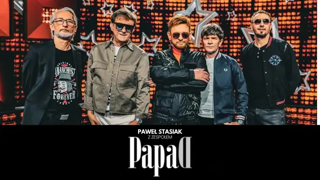 Paweł Stasiak z zespołem Papa D