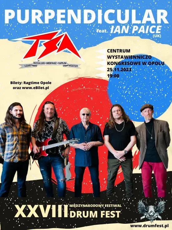 Purpendicular feat. Ian Paice / TSA MNK - 28. Międzynarodowy Festiwal DRUM FEST