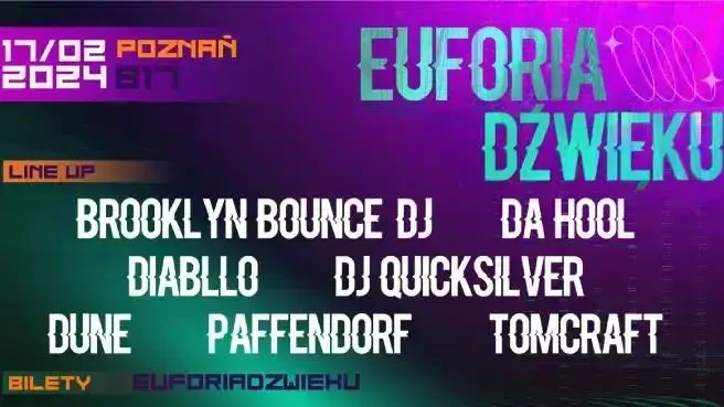Euforia Dźwięku - DJ QUICKSILVER, BROOKLYN BOUNCE DJ i in.
