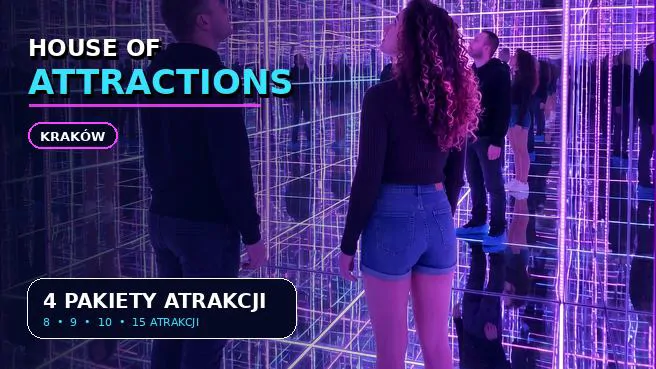 House of Attractions Kraków – 4 Pakiety Atrakcji