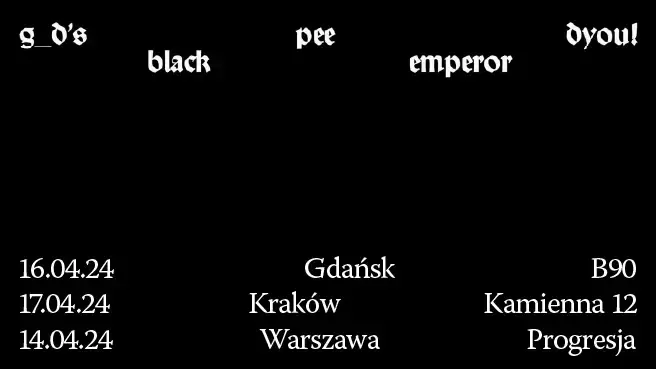 Godspeed You! Black Emperor