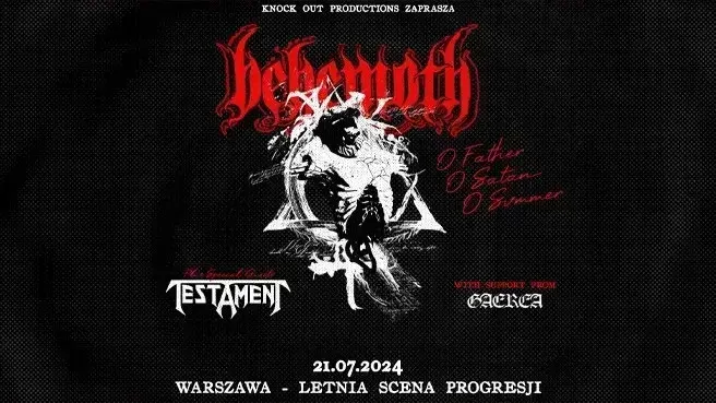 Behemoth + Testament + Gaerea