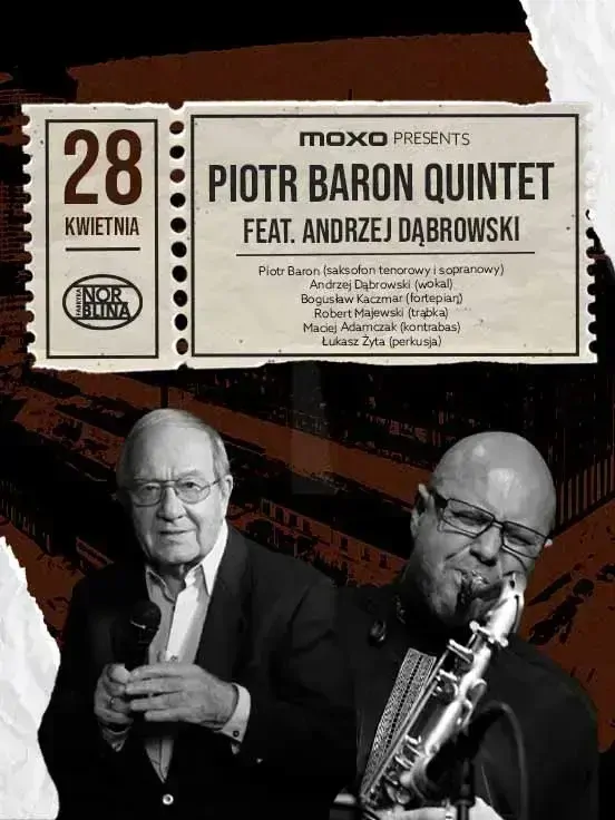 MOXO presents: Piotr Baron Quintet feat. Andrzej Dąbrowski