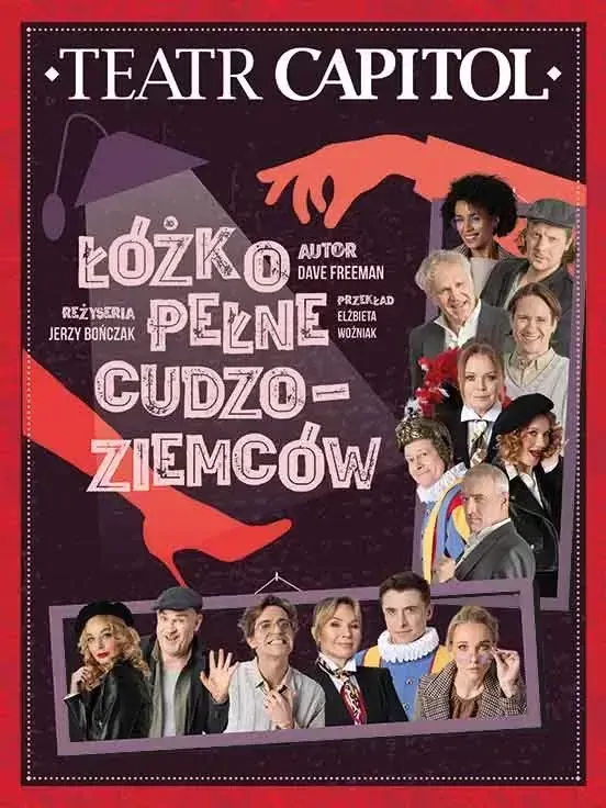 Łóżko pełne cudzoziemców