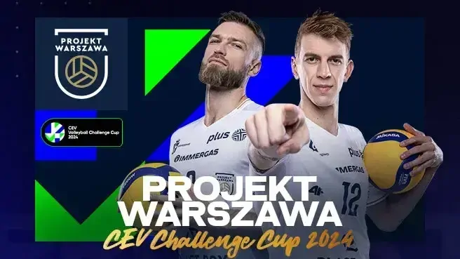 CEV CHALLENGE CUP 2024 PROJEKT WARSZAWA- CALCIT KAMNIK
