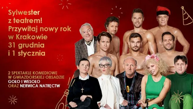 Sylwester z teatrem! Przywitaj Nowy Rok w Krakowie