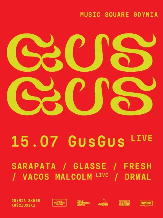 MUSIC SQUARE GDYNIA: GUS GUS Live