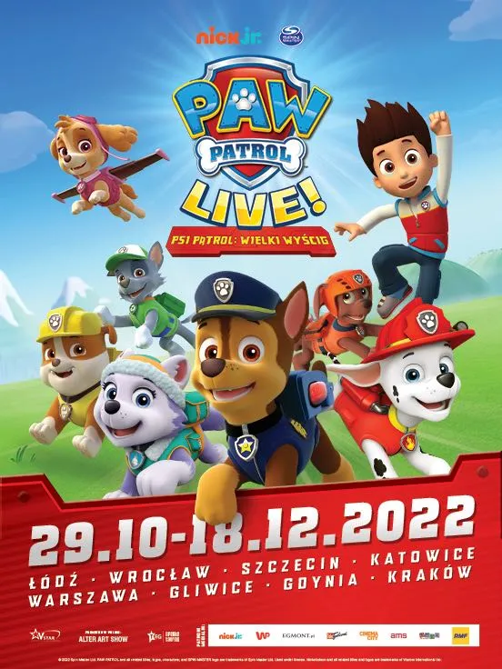 Psi Patrol Live: Wielki wyścig