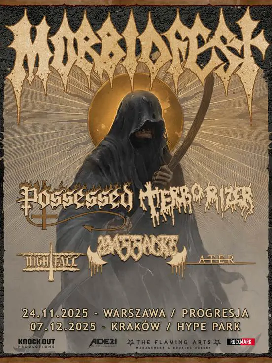 Morbidfest: Possessed + Terrorizer + Massacre + Nightfall + Ater