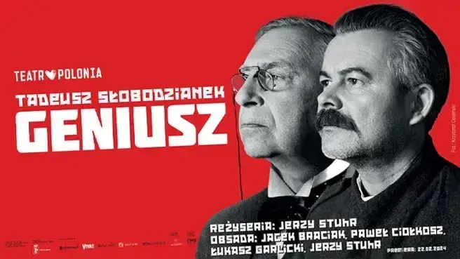 Geniusz - Jerzy Stuhr i Jacek Braciak w spektaklu Teatru Polonia