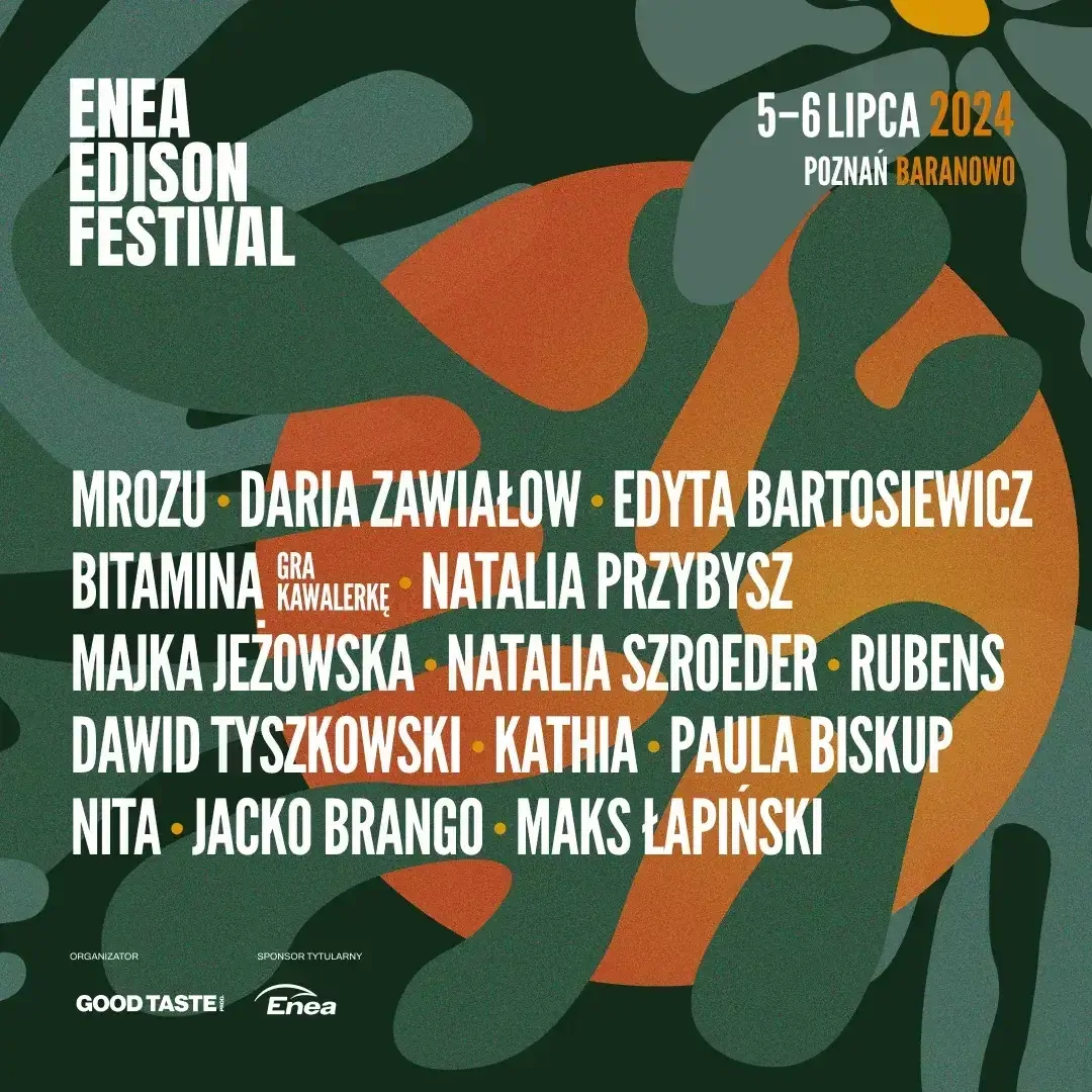 Edison Festival 2024 Baranowo Bilety Artyści Lineup eBilet.pl