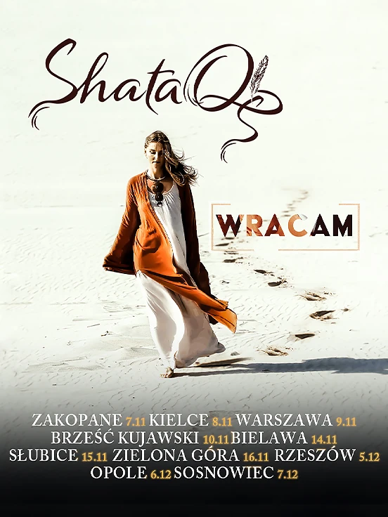 ShataQS - trasa koncertowa "Wracam" - jesie 2025