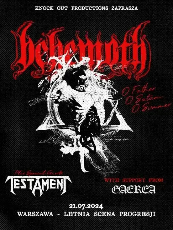 Behemoth + Testament + Gaerea